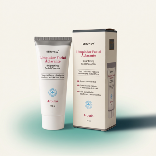 Limpiador Facial Aclarante con Arbutina, foto real del producto